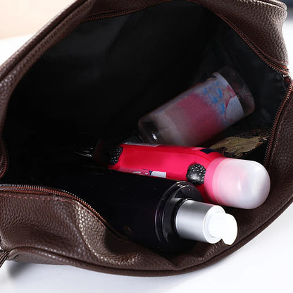Cosmetic Bags Women Fashion Solid Color Handheld Wash Makeup Bag Ladies Portable Travel Storage Lipstick Organiser Bags