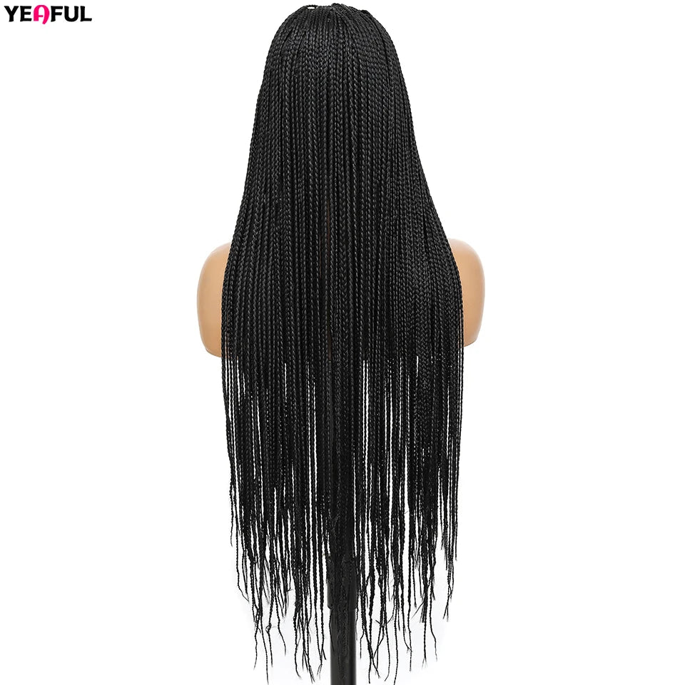 Braided Wigs Lace Front Synthetic Wig Bohemian Braided Wigs Boho Braids Wig Full Lace Braided Wigs Cheap Wigs On Sale Clearance