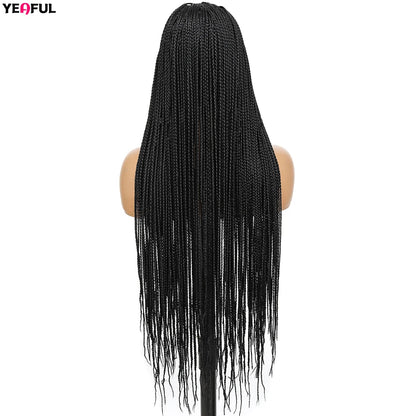 Braided Wigs Lace Front Synthetic Wig Bohemian Braided Wigs Boho Braids Wig Full Lace Braided Wigs Cheap Wigs On Sale Clearance