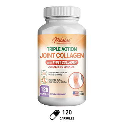 Triple Action Joint Collagen with Type II Collagen - Relieve Stress, Control Bone and Joint Inflammation, Enhance Immunity