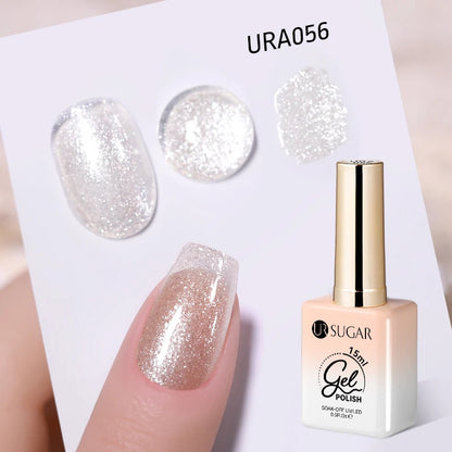 UR SUGAR 15ml Gel Nail Polish Neon Blue Red Green Pastal Nude UV/LED Soak Off No Wipe Nail Gel Polish Suitable For Summer Autumn