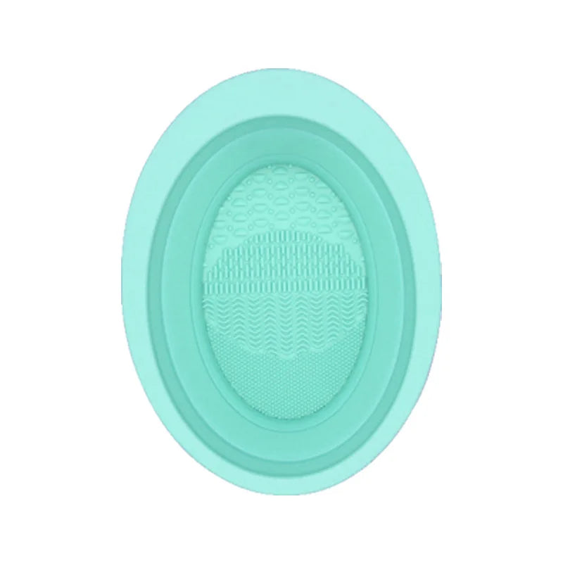 New Silicone Eye Shadow Brush Cleaning Colorful Scrubber Cleaner Sponge Remover Box Tools Makeup Brush Color Foundation