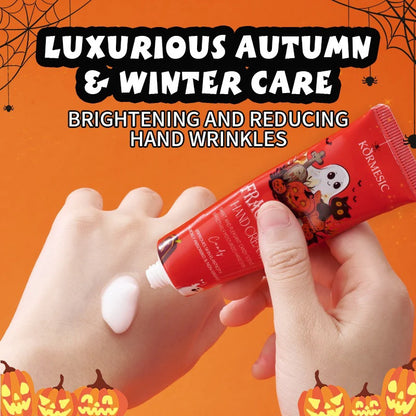Halloween Theme Lip Balm Moisturizing And Non-sticky Lip Care Stick Fragrance nourishing Hand Cream Set Halloween Gifts