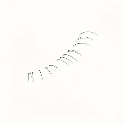 Duoduotian Cat Paw Lower Eyelashes Beginner Friendly 10-14mm Easy to Apply Quick Segmented Style