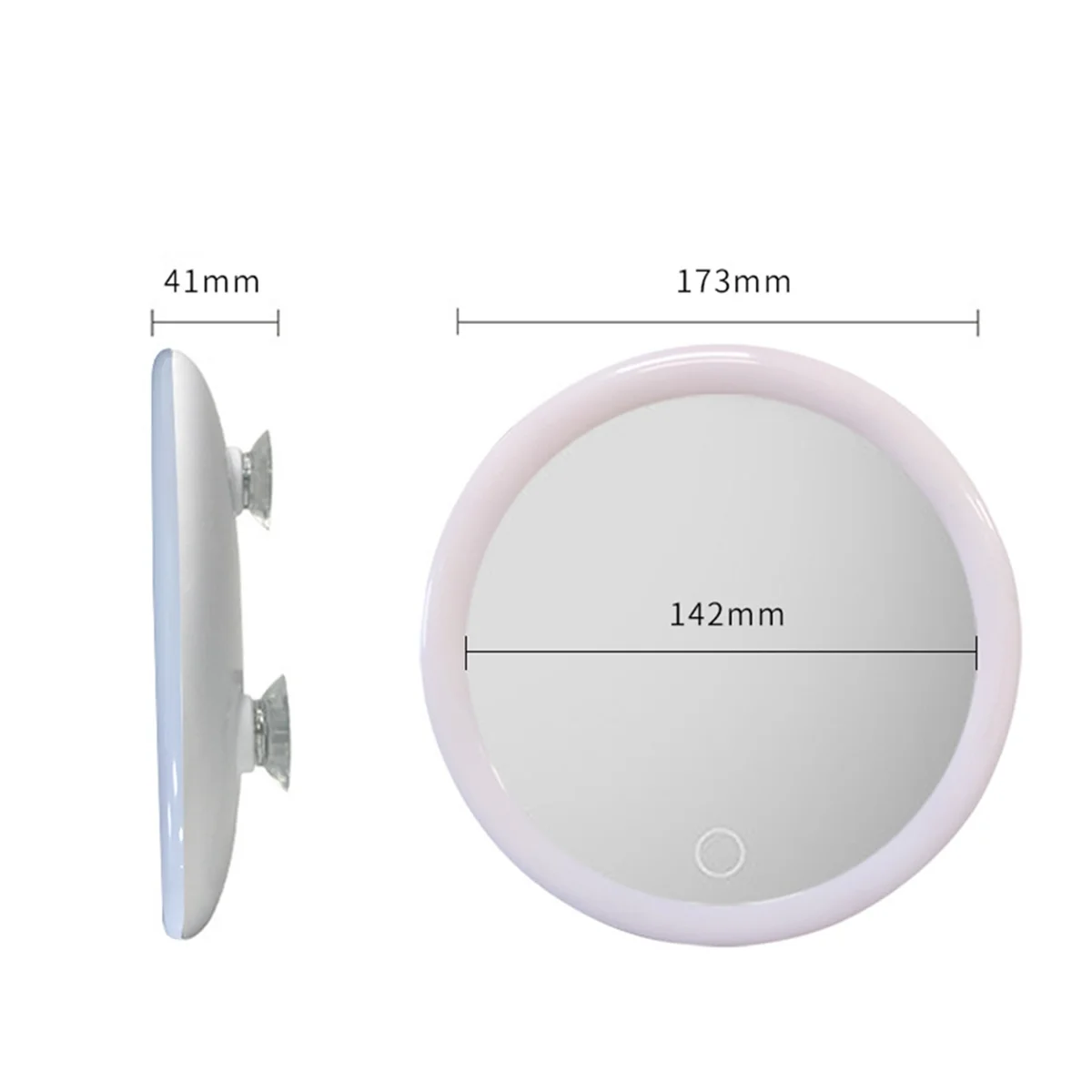 Best 10X Magnifying Mirror with Light Makeup Mirror with Lights Compact LED Magnified Mirror for Bathroom, Bedroom, Hotel