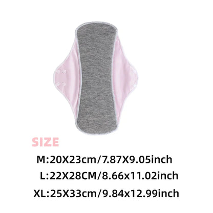 AIO 1/3pcs Large Reusable Graphene Incontinence Pads Woman Panty Liner Urinary Sanitary Pads After Surgery