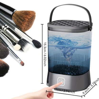 3 in 1 Automatic USB Makeup Brush Cleaner Electric Portable Rechargeable Professional Makeup Cleaner for Makeup Brushes