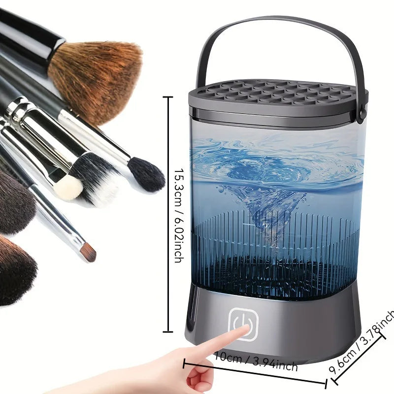 3 in 1 Automatic USB Makeup Brush Cleaner Electric Portable Rechargeable Professional Makeup Cleaner for Makeup Brushes
