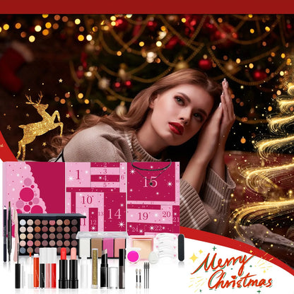 Girls Makeup Advent Calendar Surprise Blind Box 24pcs Skin Care Products Gift Box Christmas Countdown Calendar Beauty Care Set