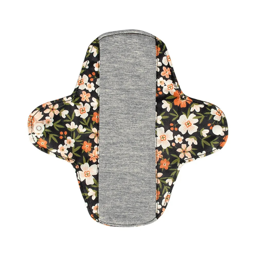 Graphene Reusable Sanitary Pads Leak Proof with Waterproof Layer Menstrual Cloth Pads Soft Anti-Slip Panty Liner Incontinence