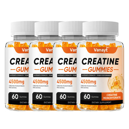 Creatine Monohydrate Gummies 4500mg - Boost Energy, Build Muscle Mass, and Improve Athletic Performance