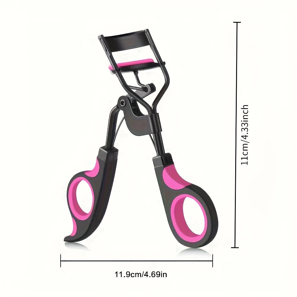 Eyelash Curler with Pads, Lash Curler with 5 Extra Replacement Pads Achieve Perfect Curls in 5 Seconds lash lift kit Curved