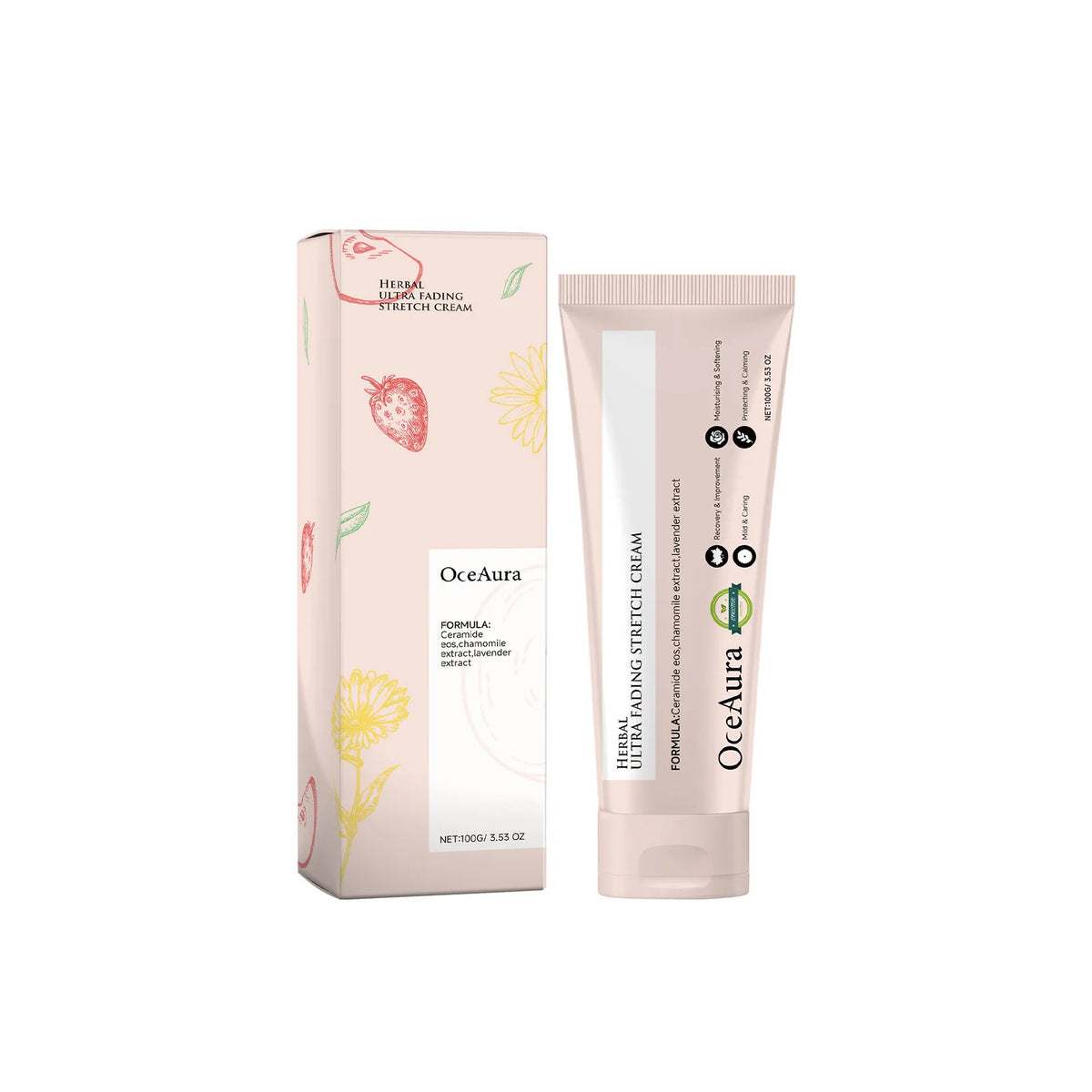 Stretch Mark Cream Postpartum Treatment Improves Firming Effective Removes Growth Lines Obesity Women Pregnant Mark Care Lotion