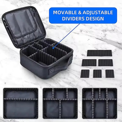 Female Makeup Case Professional Beauty Brush Embroidery Manicure Tool Cosmetic Storage Box Waterproof Women Makeup Bag