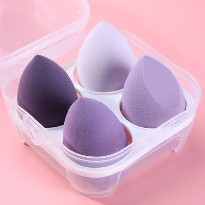 4/12Pcs Beauty Egg Makeup Blender Cosmetic Puff Makeup Sponge Cushion Foundation Powder Sponge Beauty Tool Women Make Up