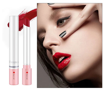 4 Pcs Cigarette Lipstick Set Matte Lip Gloss Long Lasting Waterproof Nude Lip Tint Lip Stick Tube Cosmetics Christmas Gift