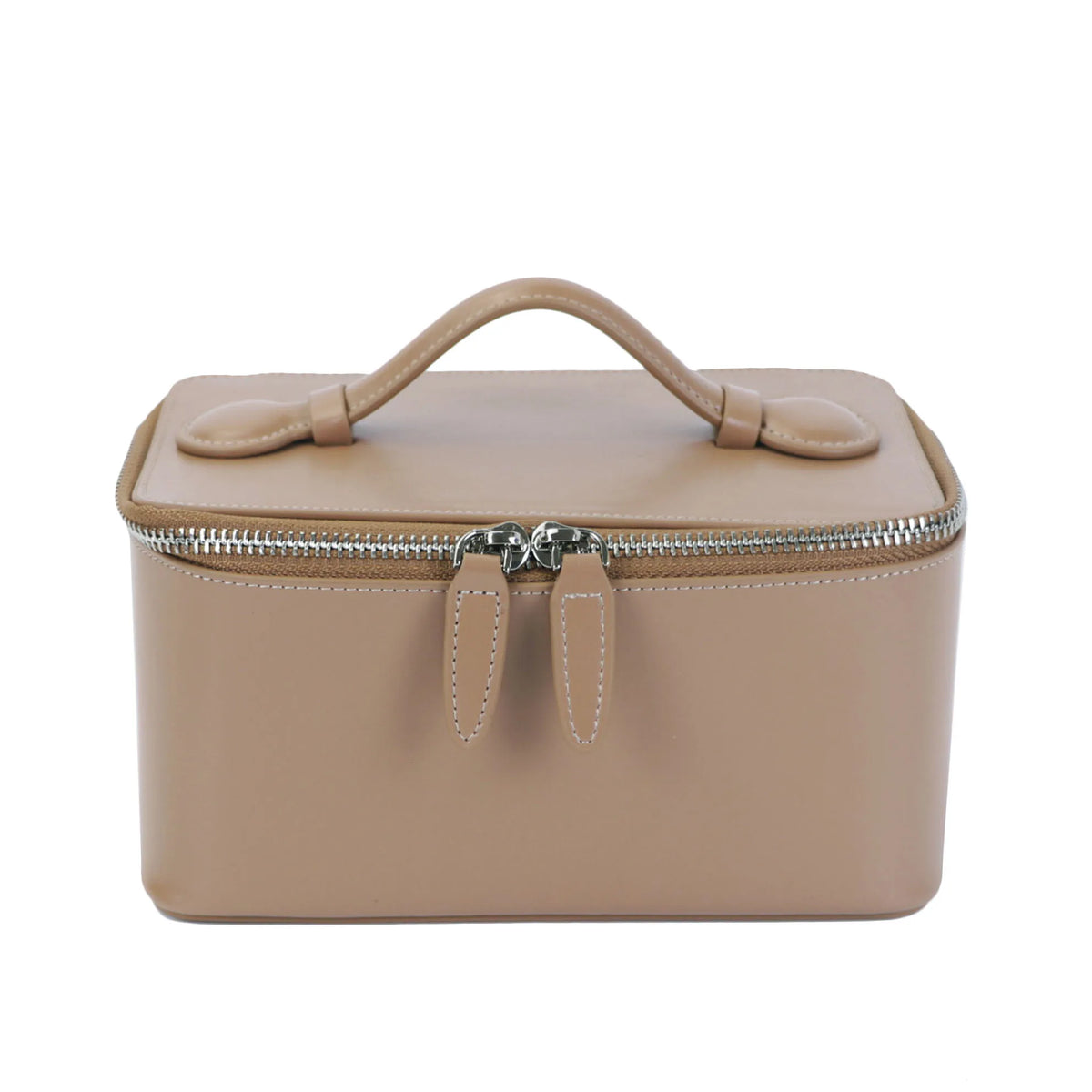 Ladies Saffiano Split Leather Travel Toiletry Case Bag Portable Hanging Makeup Organizer Box Dopp Kit Cosmetic Bag For Women