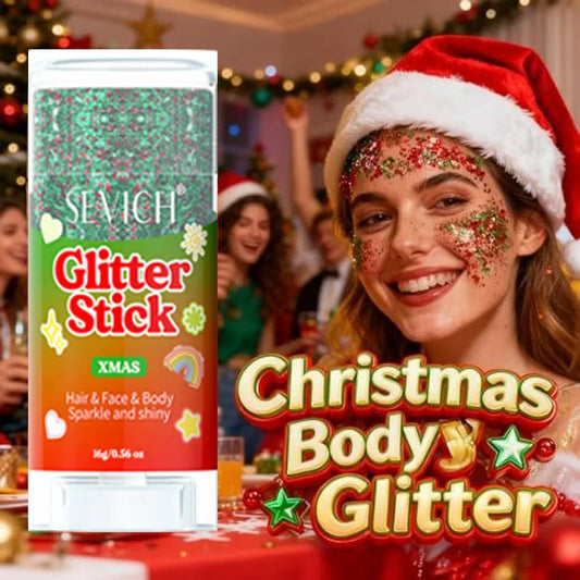 Sparkling Sequins Glitter Gel Stick 8 Colors Sequin Body Glitter Cosmetic Stick Hair Glitter Stick Festival Makeup for Christmas