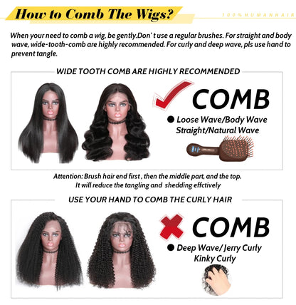 Short Bob Wig Human Hair 180% Density Glueless Lace Closure Wigs for Black Women Body Wave 13X4 Lace Front Wig Loose Wave Culry