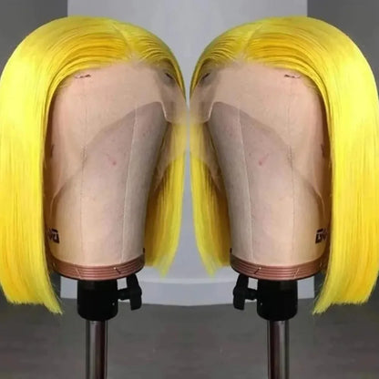 613 Blonde 13x4 Hd Lace Front Wig Layered Straight Natural Hairline Glueless Synthetic High Quality Cheap Lace Wig For Women