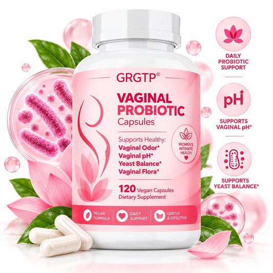 Vaginal Probiotic Capsules - Bacteria and Yeast Balance, Reduces Odor, Promotes Vaginal Health, Improves Vitality and Immunity