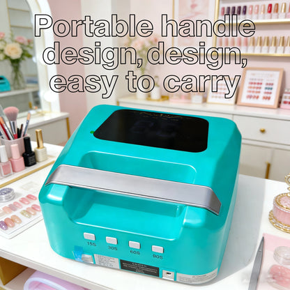Professional 72W Rechargeable UV LED Nail Lamp with 36pcs LED Bulbs Multi-Timer Cordless Nail Dryer for Salon Manicure