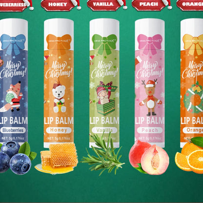 Christmas Limited Lipstick Case 10pcs Plant Extract Multi Flavor Moisturizing  Repairing Lip Dryness Lipstick Gift To Women New