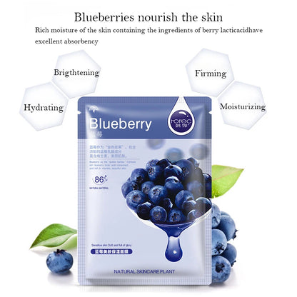 30pcs Fresh Fruits Facial Masks Face skincare Moisturizing Firming Hydrating Korean Face Mask Facial Skin Care Prodcuts