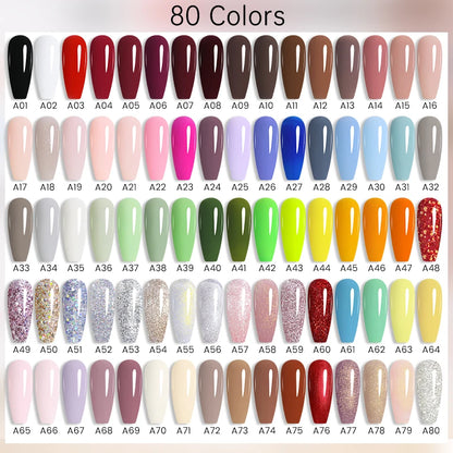 UR SUGAR 15ml Gel Nail Polish Neon Blue Red Green Pastal Nude UV/LED Soak Off No Wipe Nail Gel Polish Suitable For Summer Autumn