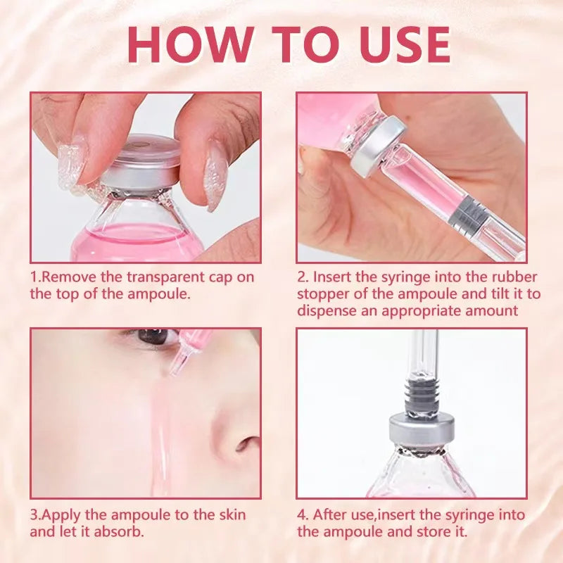Stem Cell Ampoule Essence, PDRN Ampoule Deep Repair Renew Skin Brighten Tone Strengthen Barrier Firming Facial Essence