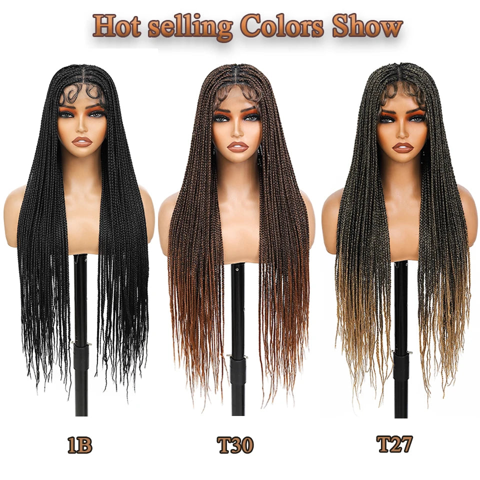 Braided Wigs Lace Front Synthetic Wig Bohemian Braided Wigs Boho Braids Wig Full Lace Braided Wigs Cheap Wigs On Sale Clearance