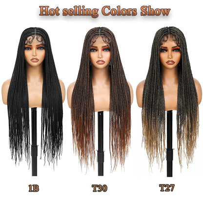 Braided Wigs Lace Front Synthetic Wig Bohemian Braided Wigs Boho Braids Wig Full Lace Braided Wigs Cheap Wigs On Sale Clearance