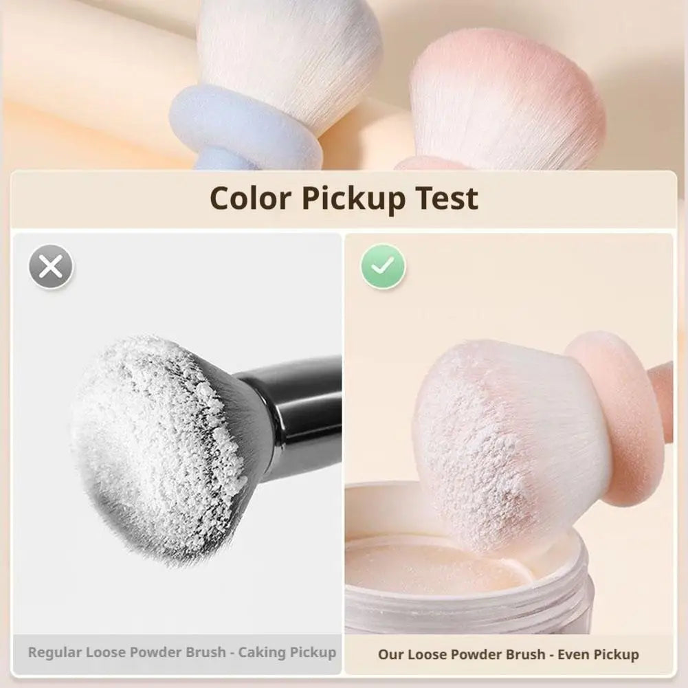 Cute Mushroom Powder Brush Blusher Brush Nail Dust Brush Makeup Brush Blusher Brush Nail Dust Brush Makeup Brush