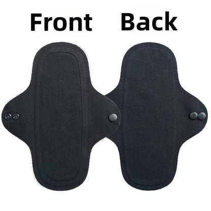Anti-Slip Washable Menstrual Cloth Pads Seamless Pure Cotton Sanitary Napkin Soft Breathable Panty Liner Night