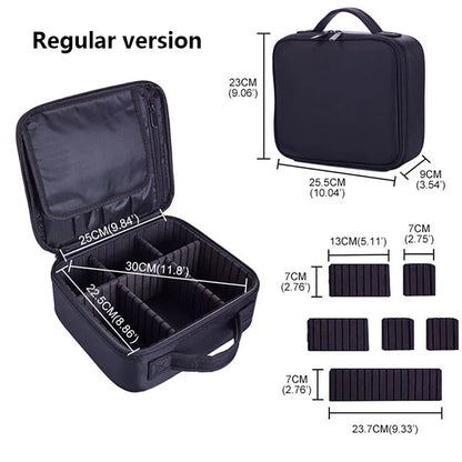Portable Professional Makeup Case Waterproof Travel Makeup Bag Female Beauty Nail ToolBox For Women Cosmetic Organizer