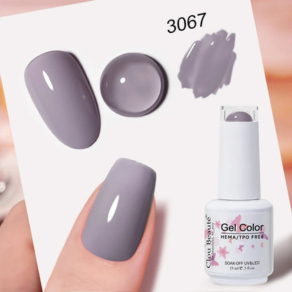 Clou Beaute 15ml Nail Gel Polish Vernis Semi Permanent UV Soak off Varnish Tpo Free Nail Polish Nail Art Gel Lacquer