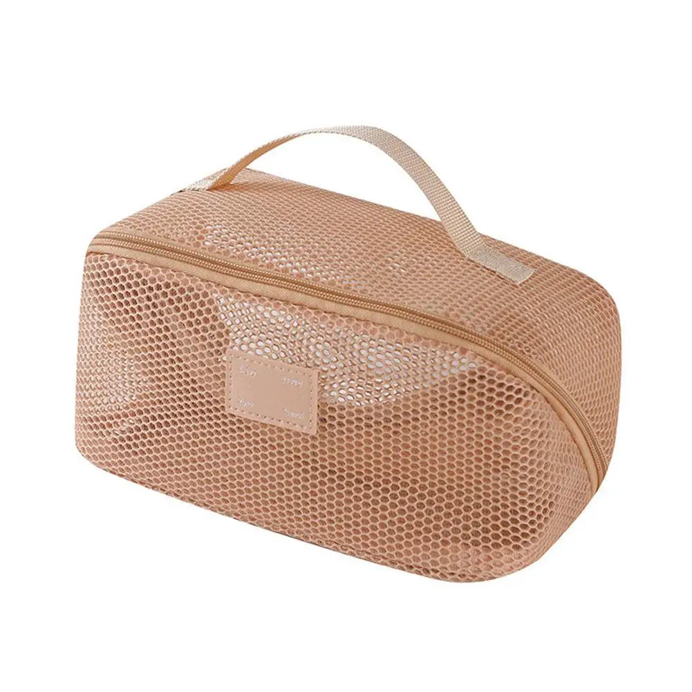 Mesh Large Capacity Cosmetic Bag Multifunction Travel Cosmetic Bag Women Toiletries Organizer Female Storage Make Up Case Tool