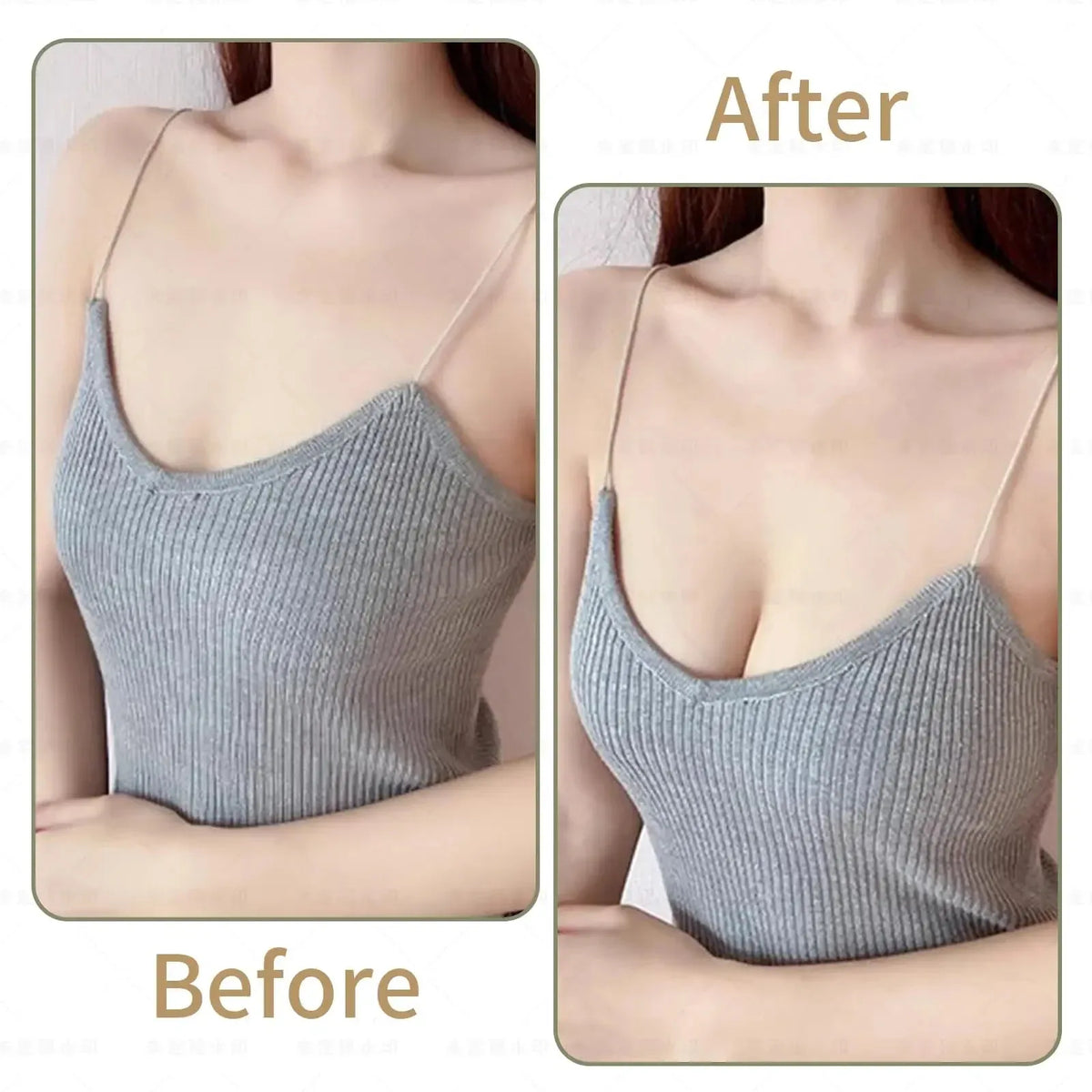 2024 New Hot Double Sided Adhesive Sticky Bra Inserts Push Up Thick Sponge Breast Lift Pads Women Swimsuit Bikini Cup Enhancer