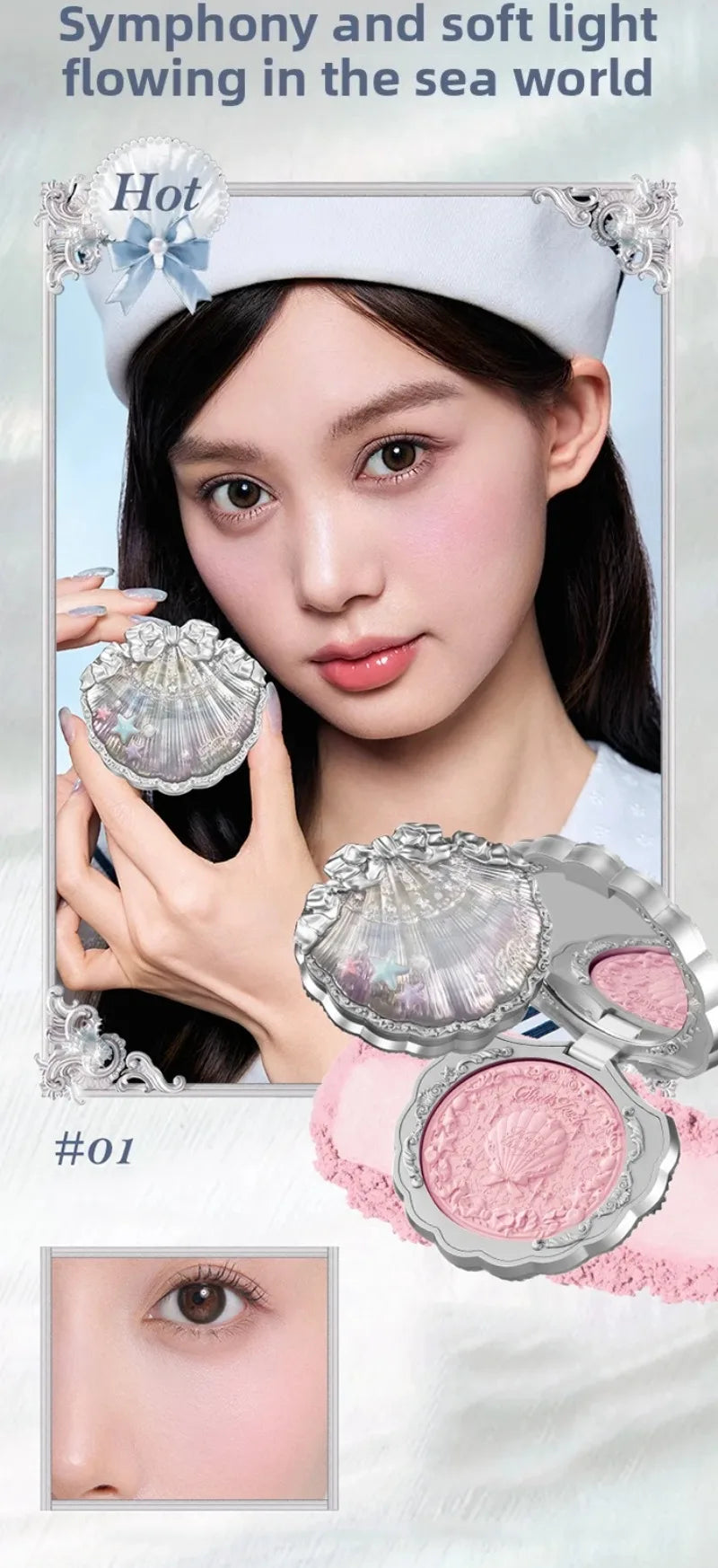 Flowerknows Makeup Set All In Flower Knows Little Angel Highlighter Powder Blush Strawberry Rococo Lip Gloss Perfume Kit