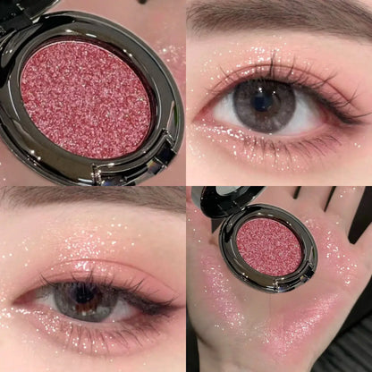 Metallic Glitter Smoked Green Eyeshadow Cream Chameleon Blue Sparkling Shimmer Highlighter Eyeshadow Palette Eye Shadow Makeup