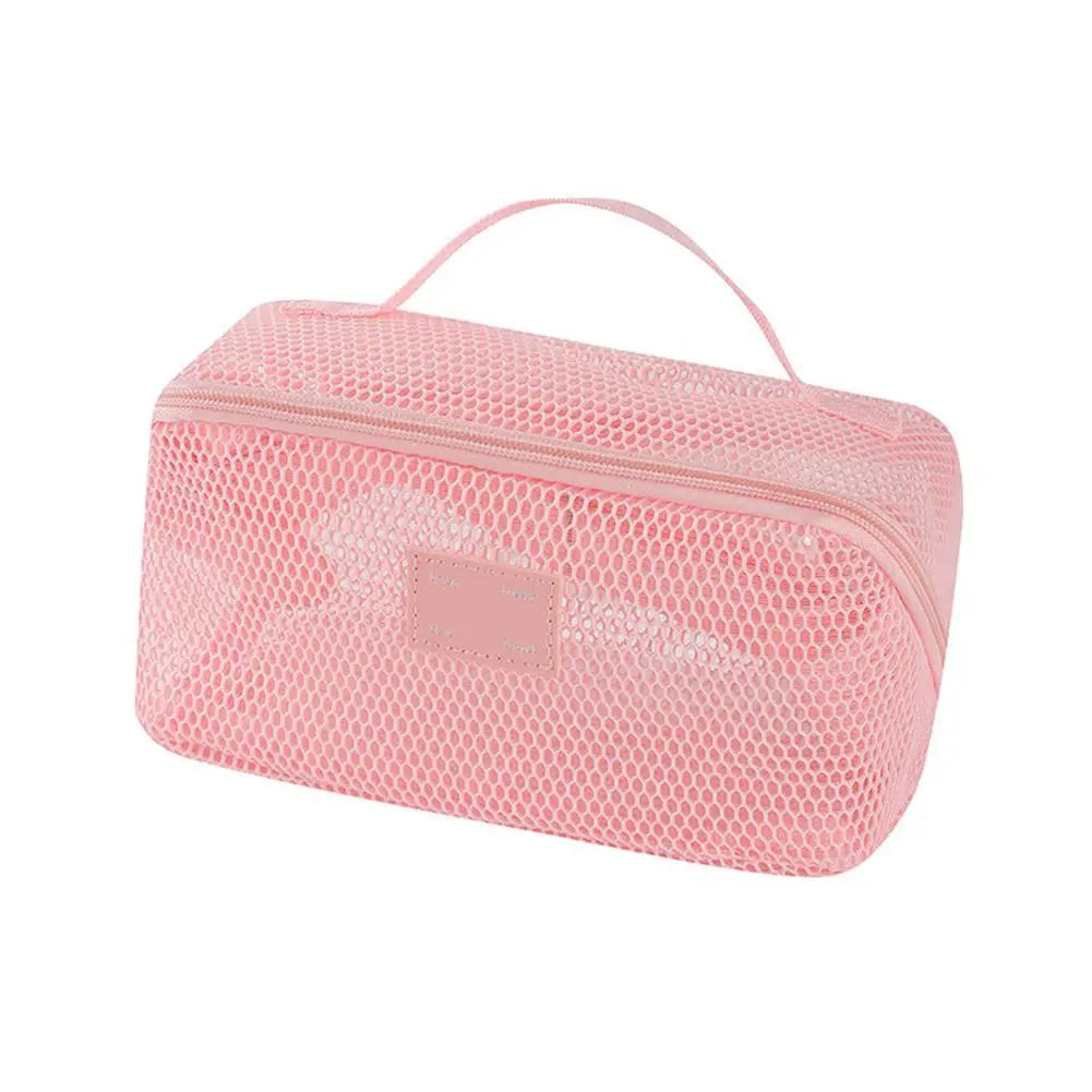 Mesh Large Capacity Cosmetic Bag Multifunction Travel Cosmetic Bag Women Toiletries Organizer Female Storage Make Up Case Tool