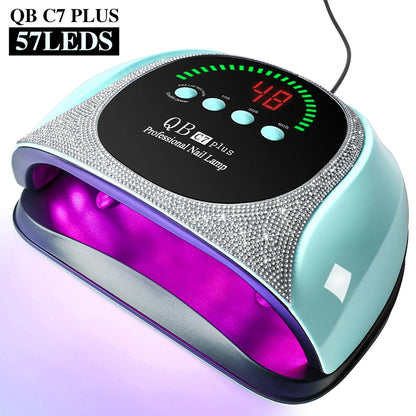 Manicure UV LED Nail Drying For Nails 57LEDS Gel Polish Curing UV Lamp With Diamond Design Professional Nail Dry Equipment