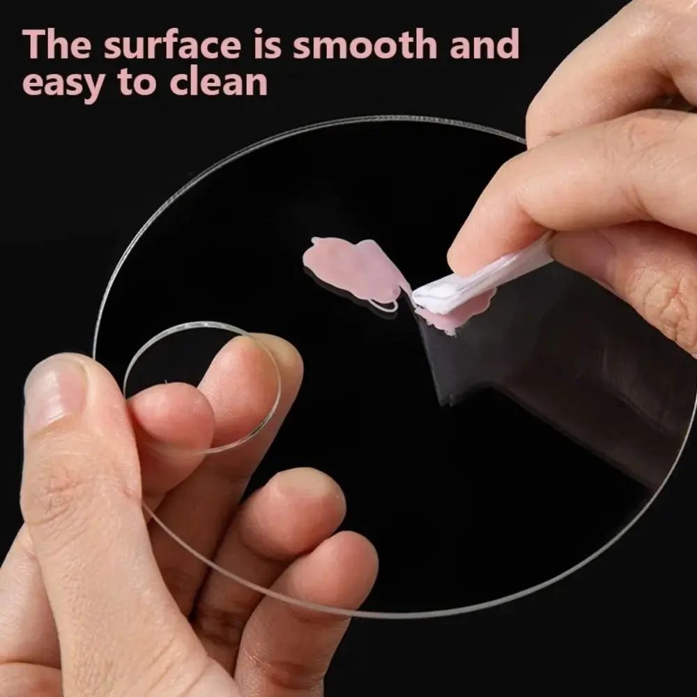 Durable Holes Acrylic Palette Eye shadow Mixing Cream Pigments Stainless Steel Mixing Tray Makeup Nail Art Manicure Tool