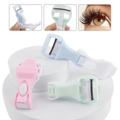 Portable Eyelash Curler Professional Curling Auxiliary Eyelash Extension Make False Clip Folding Beauty Salon Makeup Tools
