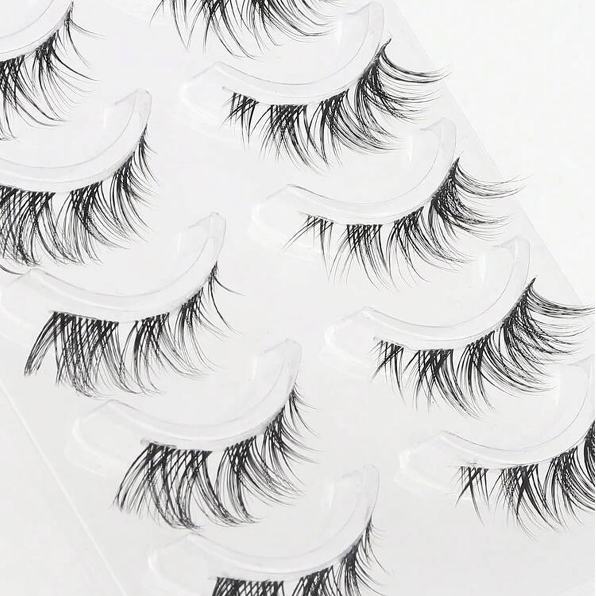5 Pairs: Natural, Long and Slender False Eyelashes, Suitable for Everyday Party Makeup, Eye and Fairy False Eyelashes, Perfect for a Charming Look