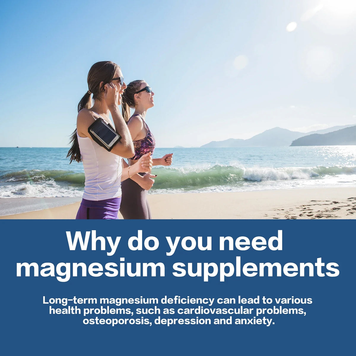 Magnesium Glycinate Supplement 500mg with Zinc,Vitamin D3 B6 High Absorption Support Muscle, Nerve, Joint and Heart Health