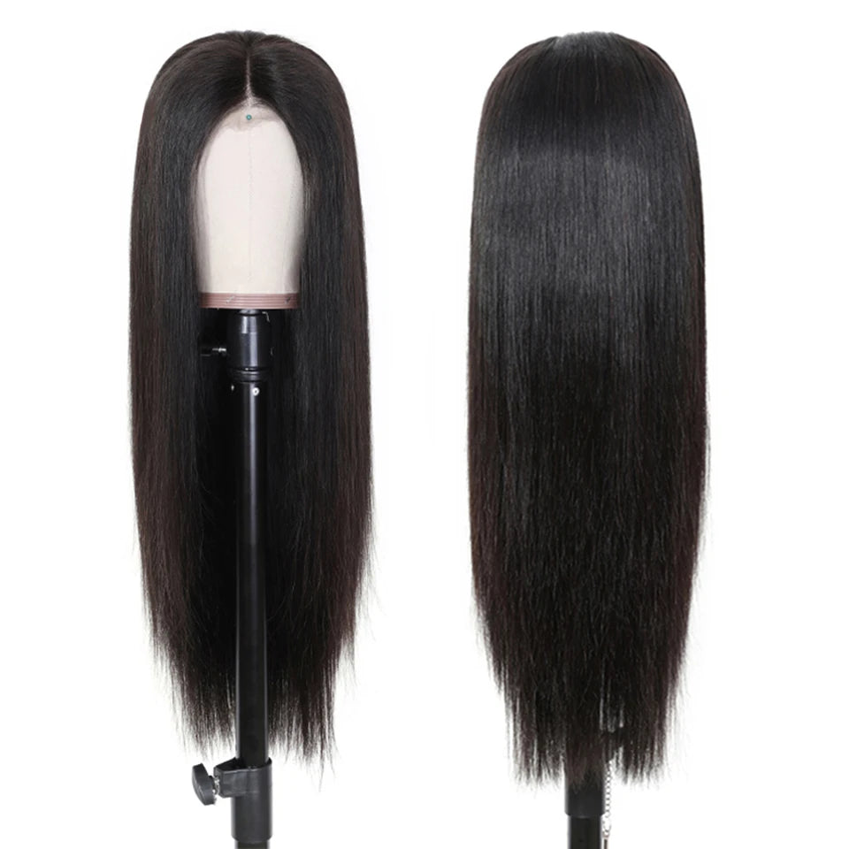Body Wave 4*4 Lace Closure Wigs Human Hair Brazilian 13x1 Front Lace Wigs Natural Color Lace Closure Wigs For Women Pre Plucked