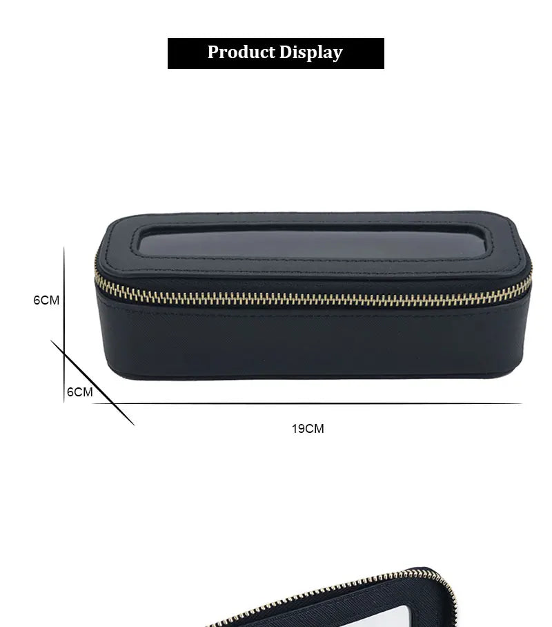 Customized Letters Colorful Classic Saffiano Portable Travel Clear PVC Cosmetic Bag TPU Wash Bag Makeup Brush Storage Bag Gift