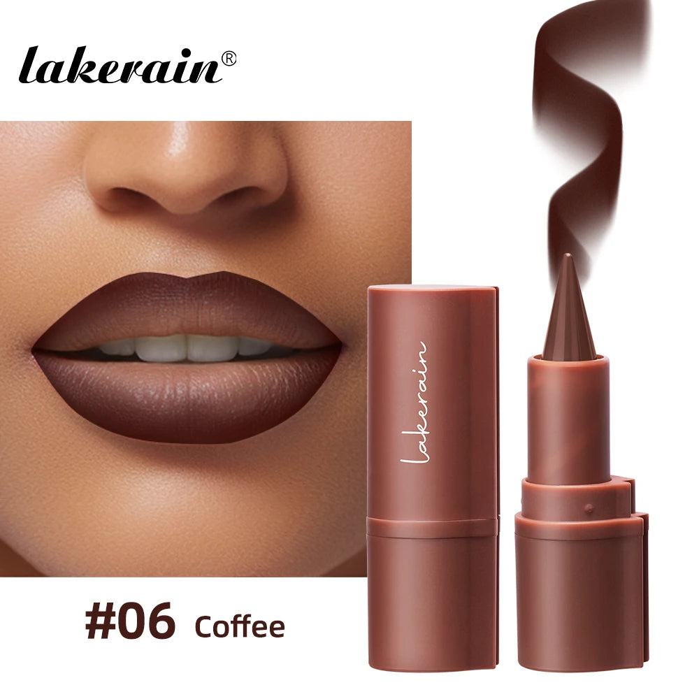 Brown Lip Pencil Contour Lipliner Pencil Waterproof Nude Lip Liner Waterproof Long Lasting Cosmetics Makeup Liners Tint Dark