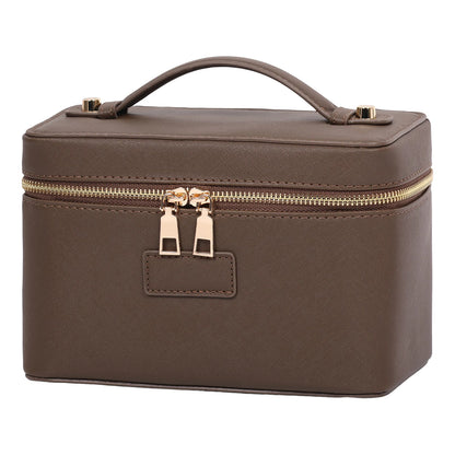 PU leather Cosmetic Bag Women Vanity Case Large Capacity Luxury Portable Travel Toiletry Bags Makeup Organizer